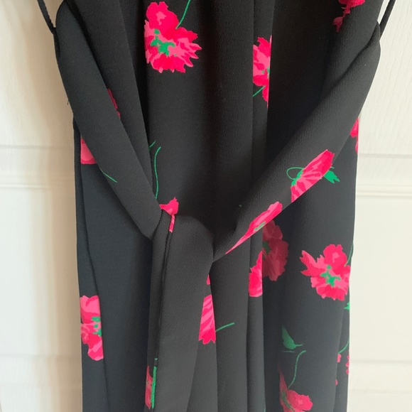ZARA V-neck Floral jumpsuit - Picture 5 of 6